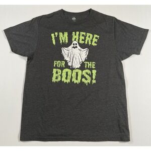 T-shirt "I'm Here For The Boos!" Booze Alcohol Graphic Men's Size Large 40-42